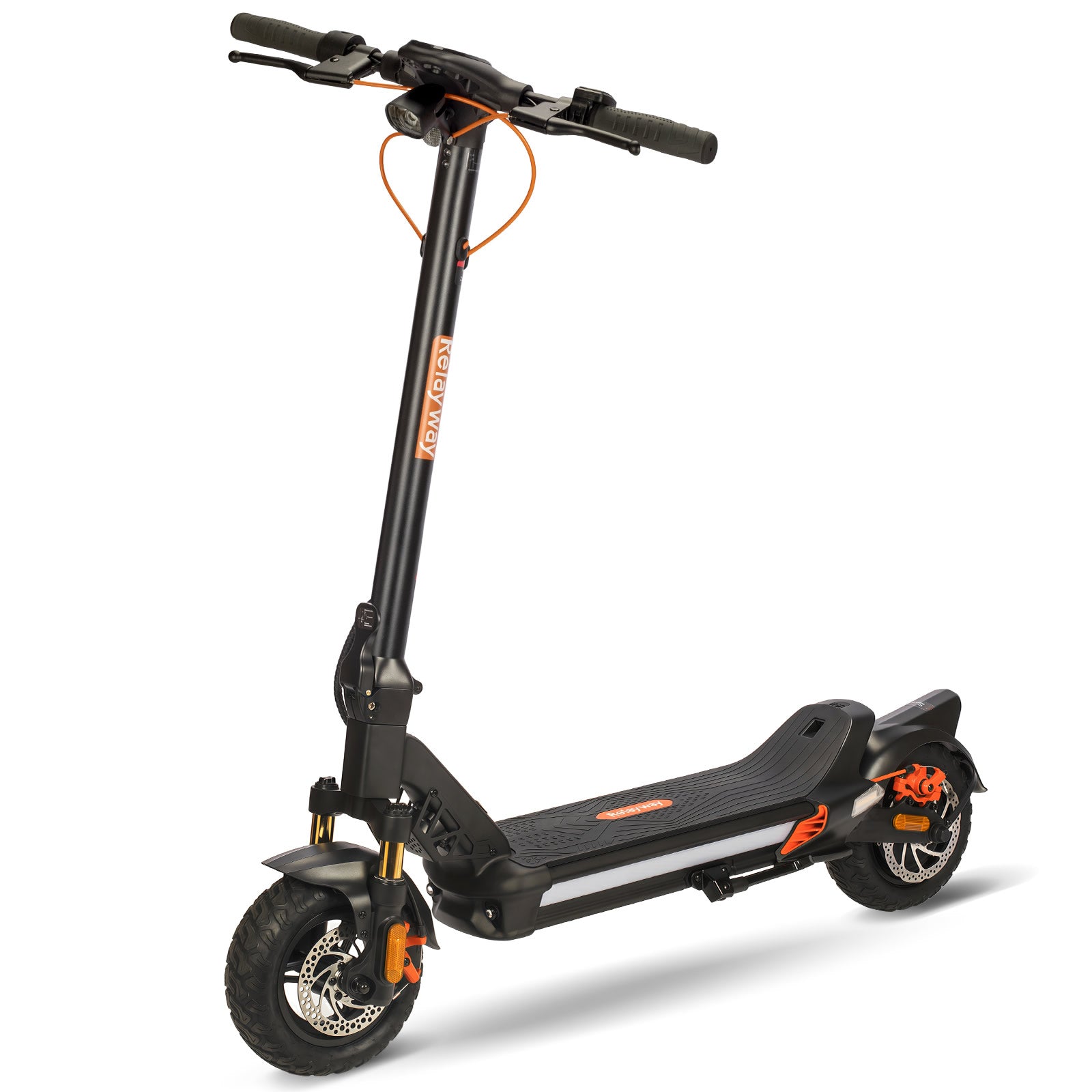 Motor 800W/50 Miles Range /300 lb Capacity RelayWay Off Road Electric Scooter Long Range, Fast Electric Scooter 30 Mph Speed, 300+ lb Capacity & Dual Suspension