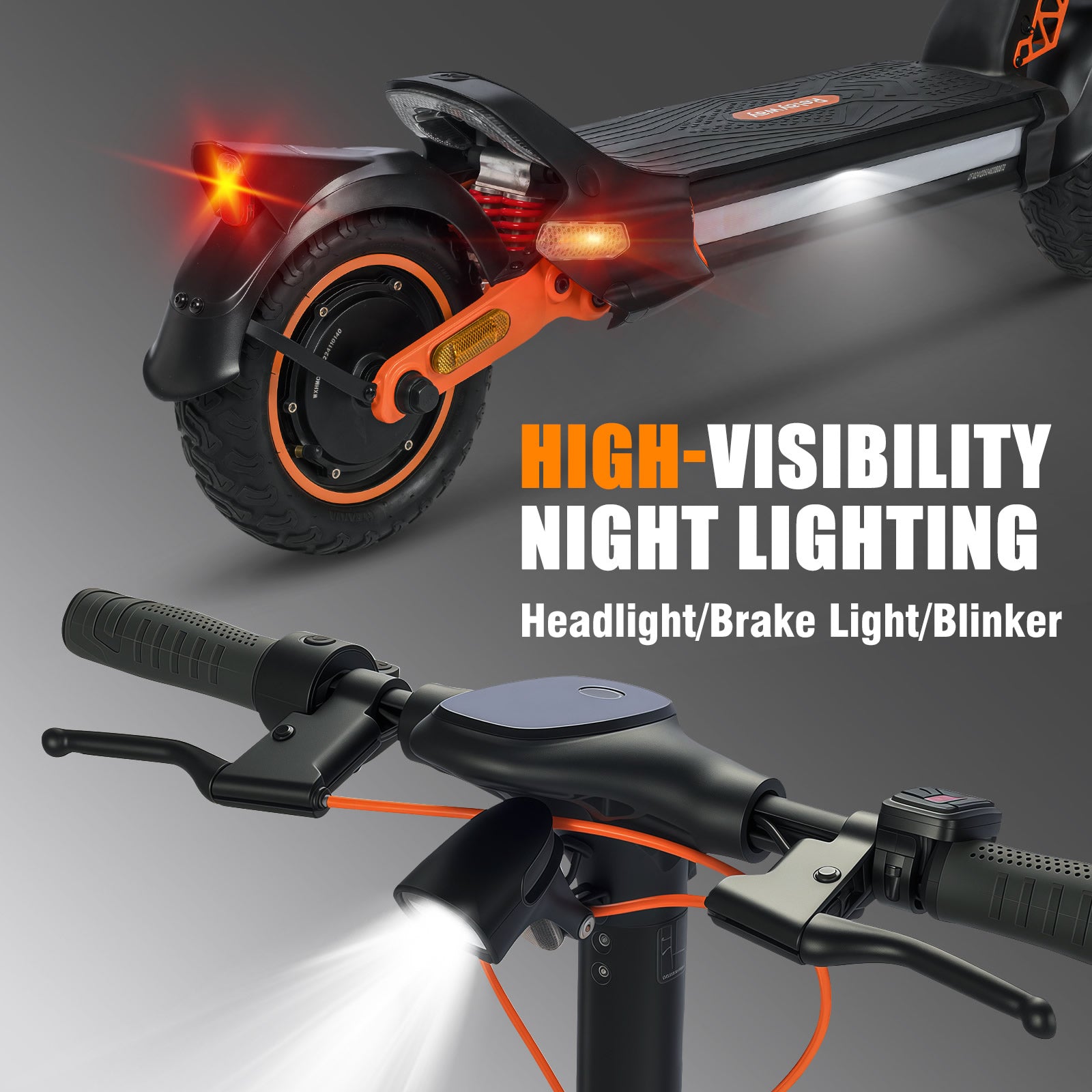 Dual Motor 1600W/Range 40 Miles/400 lb Capacity RelayWay Off Road Electric Scooter Long Range, Fast Electric Scooter 30 Mph Speed, 300+ lb Capacity & Dual Suspension