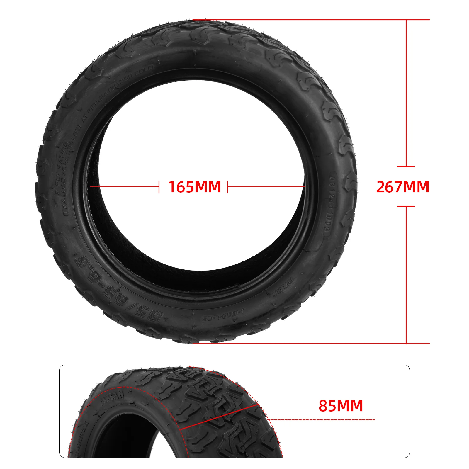 Replacement Tire for R8 &  R Pro