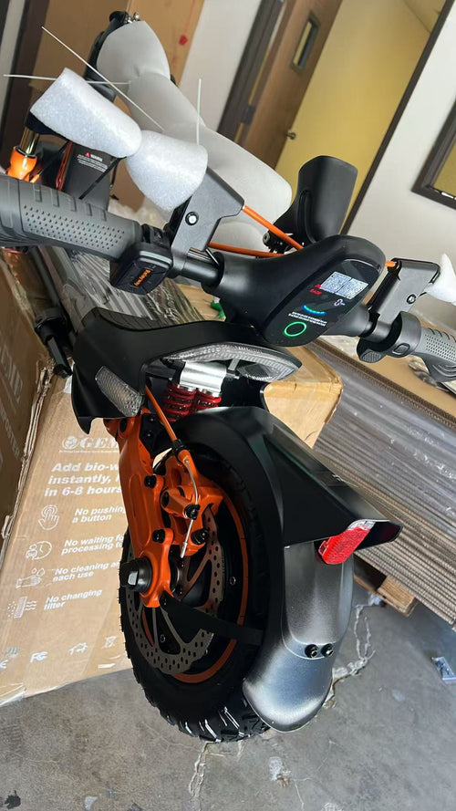 RelayWay R8 Off‑Road Electric Scooter, Open‑Box Unit, 30 Mph Top Speed, 300+ lb Capacity, Dual Suspension Long Range E‑Scooter